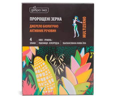 Пророщенные зерна в стиках