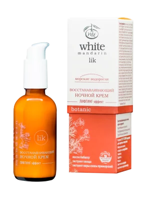 Восстанавливающий ночной крем «Лифтинг-эффект» серии «Морские водоросли»